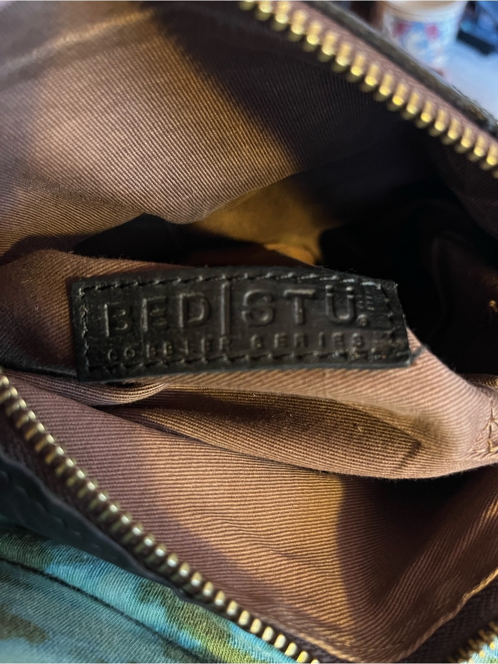 Bed Stu Tahiti Black Leather Cobbler Bohemian Fold Over Crossbody/Hand Bag - Picture 14 of 16